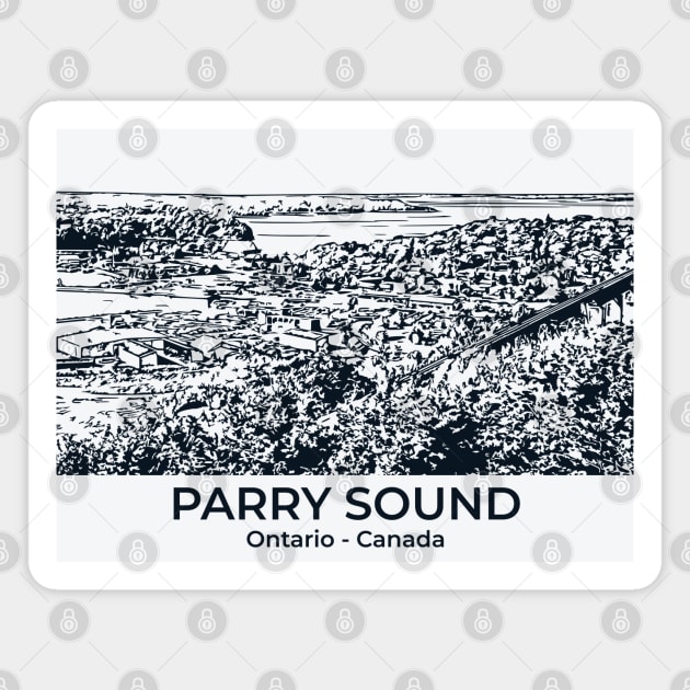 Parry Sound - Ontario Magnet by Lakeric